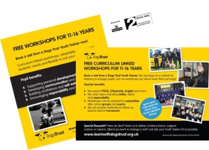 Dogs Trust Youth Trainer Postcard